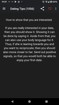 Dating Tips, Pickup Lines, Sms Messages 2020 android App screenshot 6